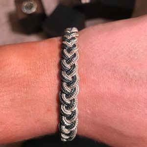 Silver braided bracelet ✨